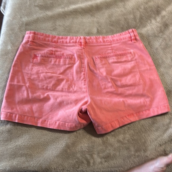 Sanctuary X Anthropologie Women's Cotton Salmon Colored‎ Shorts - Picture 7 of 13